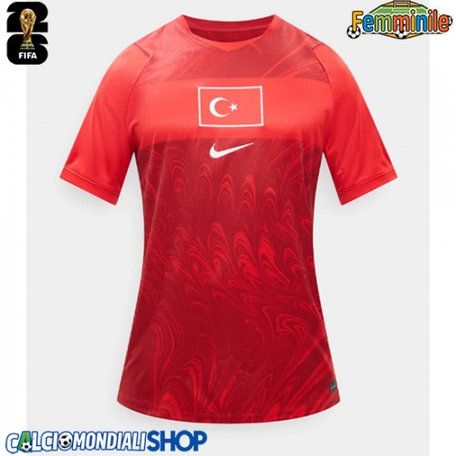 Maglie da calcio Turchia Prima Maglia Femminile Mondiali 2026  Manica Corta